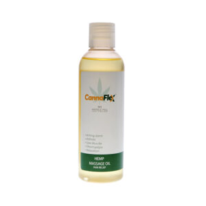 Bottle of Marble Hill CannaFlex Hemp Massage Oil