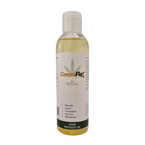 Bottle of CannaFlex Massage Oil by Marble Hill