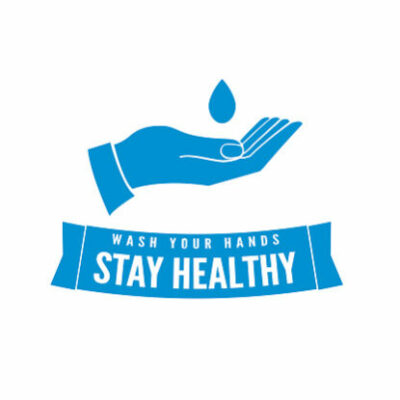 wash your hands, stay healthy graphic