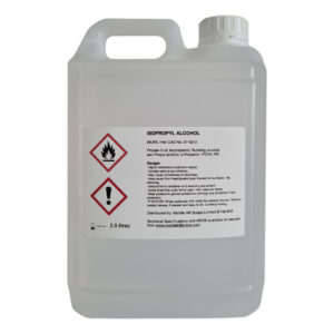 isopropyl Alcohol with danger label