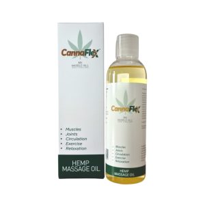 Marble Hill Canna Flex Hemp Oil bottle and package