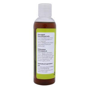 Marble Hill Pure Neem Oil Back Label